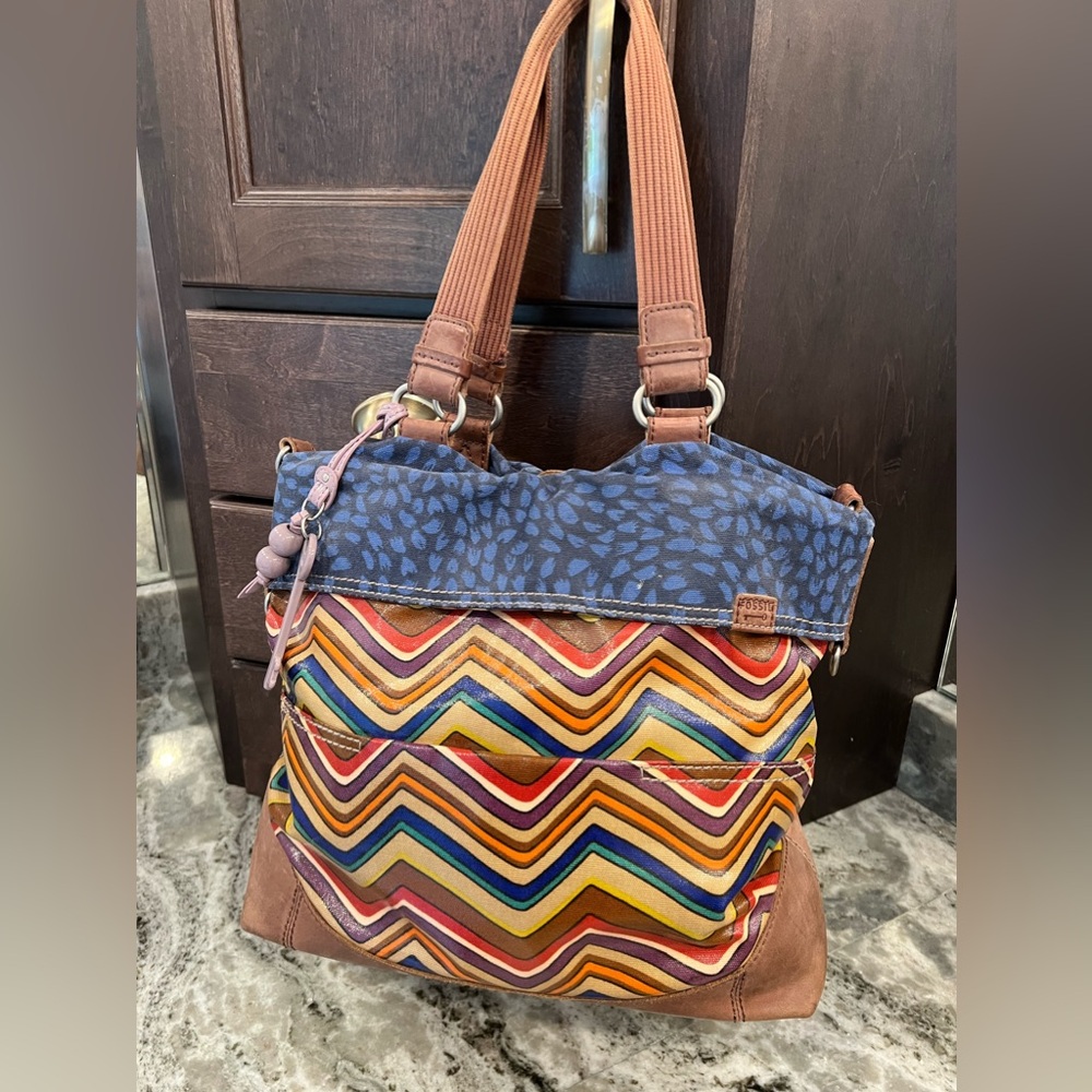 FOSSIL Women’s Tote Bag Multicolor BOHO